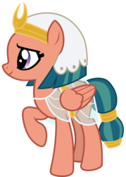 Size: 4800x6720 | Tagged: safe, artist:frownfactory, somnambula, pegasus, pony, g4, shadow play, .svg available, absurd resolution, clothes, dress, female, headdress, mare, simple background, solo, svg, transparent background, vector, wings
