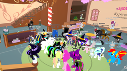 Size: 1396x782 | Tagged: safe, oc, oc only, pony, legends of equestria, 3d, nightmare night, nightmarenightloe2017