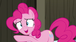 Size: 1280x720 | Tagged: safe, screencap, pinkie pie, earth pony, pony, g4, not asking for trouble, female, mare, solo