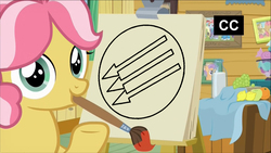 Size: 1320x742 | Tagged: safe, kettle corn, g4, marks and recreation, my little pony: friendship is magic, antifa, exploitable meme, iron front, kettle draws, meme, three arrows