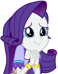 Size: 536x686 | Tagged: safe, artist:thebar, rarity, equestria girls, g4, my little pony equestria girls: legend of everfree, bracelet, cute, female, jewelry, please, raribetes, simple background, smiling, solo, transparent background