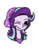 Size: 721x922 | Tagged: safe, artist:porcelainparasite, starlight glimmer, equestria girls, g4, beanie, bust, female, hat, one eye closed, portrait, simple background, solo, transparent background, wink