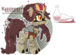 Size: 1024x735 | Tagged: safe, artist:kazziepones, oc, oc only, oc:voodoo, earth pony, pony, female, mare, reference sheet, simple background, solo, transparent background