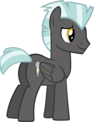 Size: 586x754 | Tagged: safe, artist:drwhoovesde, thunderlane, pegasus, pony, g4, butt, male, plot, simple background, solo, transparent background, vector