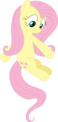 Size: 1709x3575 | Tagged: safe, artist:porygon2z, fluttershy, pegasus, pony, g4, the super speedy cider squeezy 6000, female, fluttershy sleeps naked, mare, simple background, solo, transparent background, vector