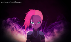 Size: 2728x1608 | Tagged: safe, artist:xxequestrianovaxx, tempest shadow, equestria girls, g4, my little pony: the movie, armor, equestria girls-ified, eye scar, female, looking at you, scar, solo