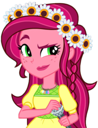 Size: 776x1008 | Tagged: safe, gloriosa daisy, equestria girls, g4, my little pony equestria girls: legend of everfree, female, simple background, solo, transparent background, vector