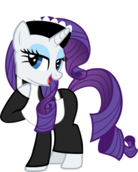 Size: 321x400 | Tagged: safe, rarity, g4, clothes, clue, color, crossover, cute, maid, mrs. white, raribetes, simple background, transparent background, vector, white
