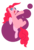 Size: 1024x1525 | Tagged: safe, artist:petalierre, pinkie pie, earth pony, pony, g4, abstract background, belly button, cute, diapinkes, female, happy, hooves, lineless, mare, open mouth, solo, teeth