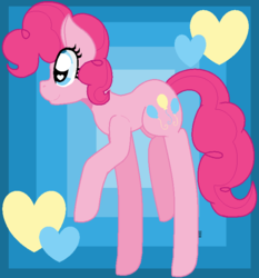 Size: 656x703 | Tagged: safe, artist:thatredpanda31, pinkie pie, earth pony, pony, g4, cute, diapinkes, female, solo