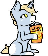 Size: 194x227 | Tagged: safe, artist:nootaz, oc, oc only, oc:nootaz, animated, eating, gif, simple background, solo, spicy cheetos, transparent background