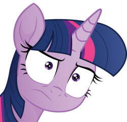 Size: 5700x5500 | Tagged: safe, artist:joemasterpencil, twilight sparkle, pony, g4, my little pony: the movie, absurd resolution, angry, annoyed, faic, female, mare, simple background, solo, transparent background, twilight sparkle is not amused, unamused, vector