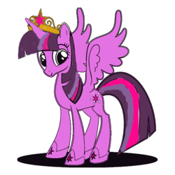 Size: 1500x1500 | Tagged: safe, twilight sparkle, alicorn, pony, g4, princess twilight sparkle (episode), female, mare, older, royalty, solo, twilight sparkle (alicorn)