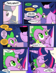 Size: 1275x1650 | Tagged: safe, artist:dsana, spike, twilight sparkle, alicorn, dragon, pony, comic:a moment in time, g4, comic, crying, hug, mama twilight, twilight sparkle (alicorn)