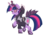 Size: 5440x4080 | Tagged: safe, artist:ncmares, artist:tyler611, color edit, edit, twilight sparkle, alicorn, pony, unicorn, g4, absurd resolution, clothes, colored, corrupted, element of magic, empress, evil, female, magic, mare, raised hoof, simple background, solo, transparent background