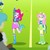 Size: 387x386 | Tagged: safe, screencap, bright idea, fluttershy, pinkie pie, equestria girls, g4, my little pony equestria girls: summertime shorts, steps of pep, background human, boots, cropped, cute, diapinkes, offscreen character, shoes