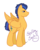 Size: 800x1000 | Tagged: safe, artist:f0ndueparty, oc, oc only, oc:sterling sentry, pegasus, pony, not flash sentry, offspring, parent:flash sentry, parent:twilight sparkle, parents:flashlight, simple background, solo, transparent background