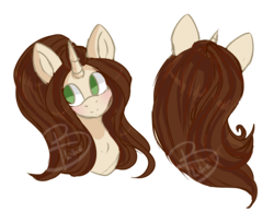 Size: 1967x1523 | Tagged: safe, artist:beashay, oc, oc only, oc:shay, pony, unicorn, bust, female, mare, portrait, simple background, solo, transparent background