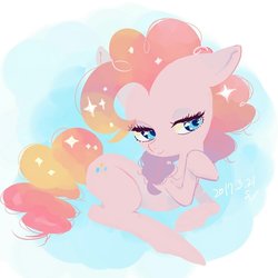 Size: 1000x1000 | Tagged: safe, artist:yam, pinkie pie, g4, female, solo