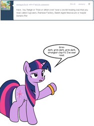 Size: 600x800 | Tagged: safe, artist:dekomaru, twilight sparkle, pony, tumblr:ask twixie, g4, ask, female, solo, tumblr