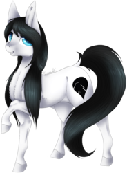 Size: 882x1198 | Tagged: safe, artist:luuny-luna, oc, oc only, oc:blue purity, earth pony, pony, female, mare, raised hoof, simple background, solo, transparent background