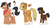 Size: 2913x1512 | Tagged: safe, artist:pharaohkieru, oc, oc only, oc:autumn glory, oc:honeycrisp, oc:roxbury russet, earth pony, pony, bandana, blank flank, blaze (coat marking), bow, coat markings, cowboy hat, cutie mark, facial markings, female, filly, hair bow, hat, male, mare, offspring, parent:applejack, parent:trouble shoes, parents:troublejack, siblings, socks (coat markings), stallion, stetson, tail bow, trio