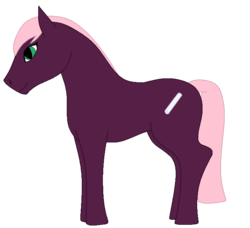 Size: 700x637 | Tagged: safe, artist:katkat-nomad, oc, oc only, magical lesbian spawn, offspring, parent:maud pie, parent:starlight glimmer, parents:starmaud, simple background, solo, transparent background