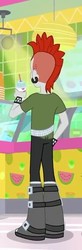 Size: 186x570 | Tagged: safe, screencap, crimson napalm, equestria girls, g4, my little pony equestria girls: summertime shorts, shake things up!, background human, cropped, male, rear view, solo