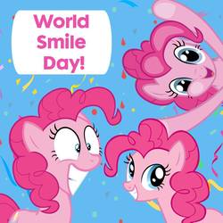 Size: 800x800 | Tagged: safe, pinkie pie, earth pony, pony, g4, world smile day