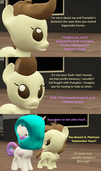 Size: 1920x3240 | Tagged: safe, artist:red4567, pound cake, princess flurry heart, pony, g4, 3d, baby, baby pony, baby talk, comic, diaper, diaper on face, forgiveness, implied pumpkin cake, revenge, source filmmaker
