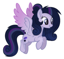 Size: 600x555 | Tagged: safe, artist:spiritualpresence, oc, oc only, oc:cosmetic sentinel, pegasus, pony, female, mare, next generation, offspring, parent:flash sentry, parent:twilight sparkle, parents:flashlight, simple background, solo, transparent background