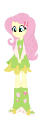 Size: 234x673 | Tagged: safe, artist:allegro15, artist:selenaede, fluttershy, butterfly, equestria girls, g4, base used, boots, clothes, cute, dress, female, shoes, simple background, solo, transparent background