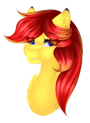 Size: 1460x2000 | Tagged: safe, artist:mauuwde, oc, oc only, oc:jessaica pedley, pony, bust, female, mare, portrait, simple background, solo, transparent background