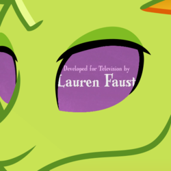 Size: 498x498 | Tagged: safe, artist:cheezedoodle96, edit, thorax, changedling, changeling, g4, behaving like a television, eye, eyes, intro, king thorax, lauren faust, male, solo, television, wat