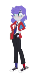 Size: 292x594 | Tagged: safe, artist:sugartm, oc, oc only, oc:lyra, equestria girls, g4, clothes, converse, cosplay, costume, criminal minds, shoes, simple background, solo, spencer reid, transparent background