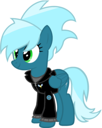 Size: 1280x1595 | Tagged: safe, artist:buckeyescozycafe, oc, oc only, oc:thunderwind, pegasus, pony, clothes, female, jacket, mare, simple background, solo, transparent background, vector