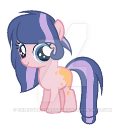 Size: 400x403 | Tagged: safe, artist:theroyalguardshadow, oc, oc only, parent:diamond tiara, parent:first base, parents:diamondbase, solo