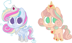 Size: 672x398 | Tagged: safe, artist:belladrawsstuff2004, oc, oc only, magical lesbian spawn, offspring, parent:applejack, parent:princess flurry heart, parent:rainbow dash, parents:flurrydash, parents:flurryjack, simple background, transparent background