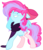 Size: 568x664 | Tagged: safe, artist:bezziie, oc, oc only, oc:strawberry pie, pegasus, pony, bow, clothes, female, hair bow, head scratch, mare, simple background, socks, solo, sweater, transparent background