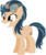 Size: 1024x1219 | Tagged: safe, artist:ra1nb0wk1tty, indigo zap, pegasus, pony, g4, ear piercing, earring, equal cutie mark, equalized, equestria girls ponified, female, goggles, grin, jewelry, mare, piercing, ponified, simple background, smiling, solo, transparent background