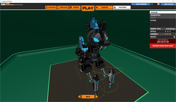 Size: 1602x927 | Tagged: safe, changeling, robot, robot changeling, 3d, machine, male, robocraft
