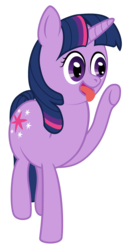 Size: 640x1236 | Tagged: safe, artist:mfg637, twilight sparkle, pony, unicorn, g4, female, mare, open mouth, simple background, solo, tongue out, transparent background, unicorn twilight, vector