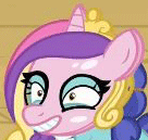 Size: 136x129 | Tagged: safe, princess cadance, scribble pad, pony, g4, once upon a zeppelin, animated, cadance mask, female, filly, gif, gif for breezies, help, horror, jojo's bizarre adventure, mask, meme, nightmares, picture for breezies, solo, triggered, vibrating, x intensifies