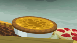 Size: 512x286 | Tagged: safe, screencap, g4, secrets and pies, animated, evil pie hater dash, explosion, eye beams, food, gif, implied evil pie hater dash, mini nuke, nightmare, pie, pure unfiltered evil, that pony sure does hate pies