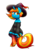 Size: 1423x1823 | Tagged: safe, artist:klngkumquat, oc, oc only, oc:kumquat, unicorn, anthro, unguligrade anthro, anthro oc, choker, clothes, dress, halloween, hat, holiday, simple background, socks, solo, transparent background, witch, witch hat