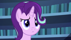 Size: 1920x1090 | Tagged: safe, screencap, starlight glimmer, g4, uncommon bond, frown, upset