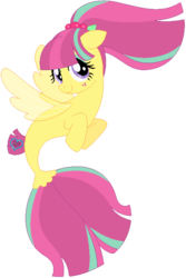 Size: 460x690 | Tagged: safe, artist:ra1nb0wk1tty, sour sweet, pony, seapony (g4), g4, my little pony: the movie, equestria girls ponified, female, fin wings, ponified, sea ponies, seaponified, simple background, solo, species swap, transparent background