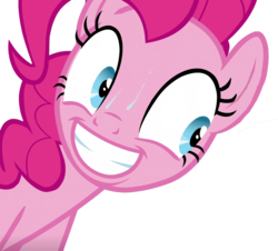 Size: 1044x943 | Tagged: safe, artist:viralpony, edit, edited screencap, screencap, pinkie pie, g4, secrets and pies, background removed, clipart, simple background, smiling, transparent background
