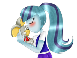 Size: 1600x1200 | Tagged: artist needed, source needed, safe, sonata dusk, equestria girls, g4, crossover, crossover shipping, dixie mouse, hanna barbera, kissing, shipping