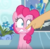 Size: 775x752 | Tagged: safe, edit, pinkie pie, g4, secrets and pies, boop, boop edit, finger, hand